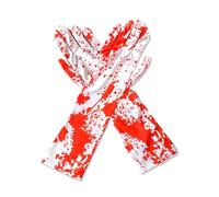 NIhtian Blood Spatter Novelty Halloween Costume Adult Blood Splattered Bloody Halloween Kitchen Dress Up White Butcher Chef Horror Kitchen Cooking Clothing (Colour 2)