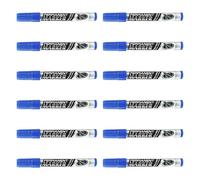 NIHUIFA 12Pcs Oil Based Marker Pen Water Resistant Permanent Marker For Logistics Packaging Warehouse Management Labeling