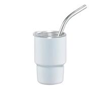 NIHUIFA Double Wall Insulated Travel Mug Stainless Steel with Straw and Lid Portable Coffee Cup Drinking Cups with Straw Lid