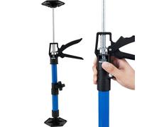 NIHUIFDPY 2Pcs Telescopic Support Rod Adjustable Cabinet Support Pole Multifunctional 3rd Hand Support System Stainless Steel Cabinet Jack Support Pole 45KG Capacity for Cabinet Woodworking