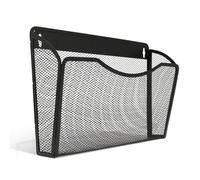 NIHUIFDPY Magnetic File Holder, Carbon Steel, Black, 33.5x22cm, A4 Papers, Letters, Documents, Office, Home, School