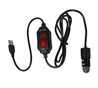 NIHUIFDPY Mini Aquarium Heater, 10W Small Fish Tank Heater with Digital Display, Thermostat Temperature Adjustable 5V/2A USB Powered, Mini Aquarium Heating Rod for 1-5L Tanks(English Celsius)