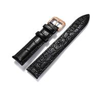 NIHUJALE Leather watch strap, 16mm/18mm/20mm/22mm Full-Grain Texture Cowhide Watchband Stainless Steel Pin Buckle Classic Watch Strap Replacement(Type 3,18mm)