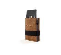 NIID Wallet for Men,Minimalist Front Pocket Wallet for Men - RFID Blocking Leather Bifold with Pop Up Card Holder, 2 ID Windows, Money Clip & Gift Box, Coffee, Leisure