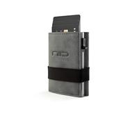 NIID Wallet for Men,Minimalist Front Pocket Wallet for Men - RFID Blocking Leather Bifold with Pop Up Card Holder, 2 ID Windows, Money Clip & Gift Box, Grey, Leisure