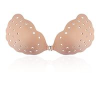 Niidor Sticky Bra, Breathable Strapless Bra Adhesive Push Up Backless Bras