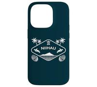 Niihau Hawaii Island Sea Turtle Palm Forbidden Isle Souvenir Case for iPhone 14 Pro