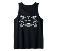 Niihau Hawaii Island Sea Turtle Palm Forbidden Isle Souvenir Tank Top