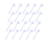 NIIIYTYB 20Pack Teaspoon Measuring Spoons Bulk Plastic Scoops for Coffee Spice Jars Accurate Measure for Cooking and Baking 5 ml Capacity