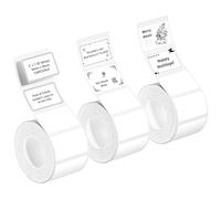 NIIMBOT 2 Rolls Label Maker Tape Thermal Paper (White, 3 Rolls - 50 x 30mm)