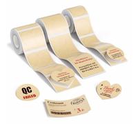 NIIMBOT 3-Roll Red & Black Label Set for B1 Pro/B2 Pro/B21 Pro (300 DPI)