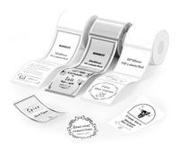 NIIMBOT 3 Rolls Label Maker Tape Thermal Paper Waterproof Labels Thermal Printer Labels with Self-Adhesive for B21/B1/B3S Label Maker