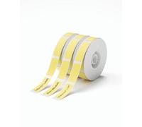 NIIMBOT 3 Rolls White and Transparent Label for D110/D11 Label Printer (12 X 40mm Bright Yellow)