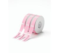 NIIMBOT 3 Rolls White and Transparent Label for D110/D11 Label Printer (12 X 40mm Pink)