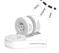 NIIMBOT 3 Rolls White Cable Labels for D11/D110/D101 Label Maker