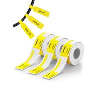 NIIMBOT 3 Rolls Yellow Cable Labels for B1/B2/B21/B3/K2/K3/B4 Printers