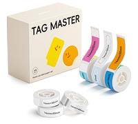 NIIMBOT 6Rolls Paper Thermal Paper Printer Sticker Labeling Tape with Self-Adhesive for D11/D110/D101 Label Maker (Tag Master 6 Rolls)