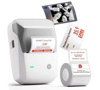 NIIMBOT B1 Pro 300DPI Thermal Label Maker - Grayscale & Red/Black Printing | Bluetooth & USB Connection, iOS/Android/PC Compatible, Versatile APP, 2-inch Sticker Printer for Small Businesses & Offices