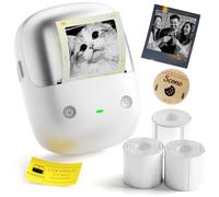 NIIMBOT B2 Pro Label Maker with 3Tapes, Supports Photo Printing, Silver | 300DPI Portable Bluetooth Label Printer, for Photo Sticker, DIY Crafts, Study Notes, Gift, Journal Labeling Organization
