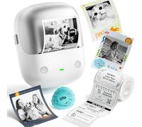 NIIMBOT B2 Pro Portable Label Maker with One-Button Instant Time Printing, 300 DPI Handheld Thermal Printer for Office, School, Home Organization