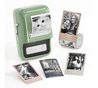 NIIMBOT B21 Pro Photo Printer 300DPI Label Maker with 1 Pack White Label