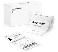 NIIMBOT B4 Printer Labels, 4x6 Inch Thermal Shipping Labels, 50 Labels per Roll, Compatible with NIIMBOT B4 Label Maker for Parcel Post and Package Delivery