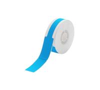 Label Maker Tape for NIIMBOT D11/D110/D101, Cable Label Sticker, Waterproof Tear Proof Thermal Paper 0.5"x4.3" (12.5x74mm),65 Per Roll(Blue)
