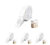 NIIMBOT D11 D110 D101 H1S Label Tape, Thermal Label for Home Office Organization, Waterproof Sticker 0.55"x1.96"(12x30mm), 130 per Roll (Heart) (Pack of 4)