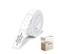 NIIMBOT D11 D110 D101 H1S Label Tape, Thermal Label for Home Office Organization, Waterproof Sticker 0.55"x1.96"(12x30mm), 130 per Roll (Heart)