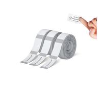 NIIMBOT D110 Label Maker Tape Adhesive Clear Label Paper 0.55" X 0.98" (14 X 25mm) 240 Labels/Roll, Compatible for NIIMBOT D11 D110 Label Printer, Thermal Paper Black on Transparent, 3-Roll