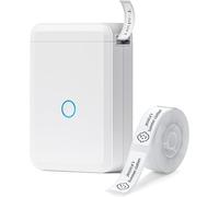 NIIMBOT D110 Label Maker with Tape, Portable Handheld Bluetooth Label Printer, Thermal Label Printer Compatible with Android and iOS,Easy to Use for Office Home Organization