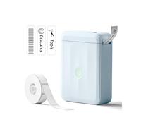 NIIMBOT D110 Mini Label Maker Machine, Bluetooh Thermal Label Printer Inkless Sticker Printer, Custom Labels with App Waterproof Lables Great for Kitchen, Home, Offfice, School Organization, Blue