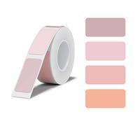 NIIMBOT Lable Maker Sticker 0.55" x 1.18" (14×30mm) Waterproof Thermal Printer Paper with Self-Adhesive for D11/D110/D101 Label Maker,1 Roll of 210pcs (Pink)