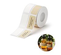 NIIMBOT M2 Thermal Transfer Label 20x40mm+25.25mm (0.78''x1.57'') 135 Labels/Roll,Only for M2 Printer,PET Material,Waterproof and High-Temperature Resistance,Long Storage Time,Self-Lam Tags