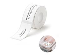 NIIMBOT M2 Thermal Transfer Label Roll 30x60mm (1.18''x2.36'') 115 Labels/Roll,Only for M2 Label Maker, PET Material, Waterproof and High-Temperature Resistance, Long Storage Time, White