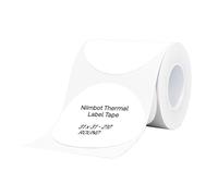 NIIMBOT Round Labels for B21/B1/B3S Label Printers, Thermal Stickers 1.22 "X1.22(31x31mm), 1 Roll with 210 Labels