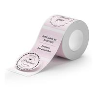 NIIMBOT Round Labels for B21/B1/B3S Label Printers, Thermal Stickers 1 "X1(26x26mm), 1 Roll with 260 Labels