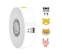 NIIMBOT Thermal Label Maker Tape Waterproof Lables 0.47" x 1.57"(12×40mm) Printer Sticker Labeling Tape with Self-Adhesive for D11/D110/D101 Label Maker