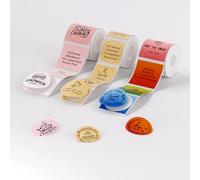 NIIMBOT Thermal Labels for B1/B2/B21/B3/K2/K3/B4, 3 Rolls Customizable Beauty Labels Suitable for Cosmetics Inventory Tracking & Retail