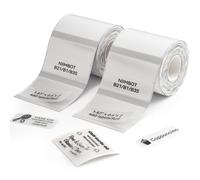 NIIMBOT Transparent Labels 1.6"x0.6" for B1/B2/B21/B3/K2/K3/K4 Printer | 2-Roll Set Waterproof, Oil-Proof and Tear-Proof Sticker Labels for Jars, Bottles, Spices and Files Organizer