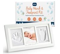 Niimo Baby Hand and Footprint Kit Clay - Baby Photo Frame & Inkless Hand & Footprint Kit, Personalised Keepsake & Gifts with Clay Prints, Photo Slot, Stamps & More, New Parents Gift