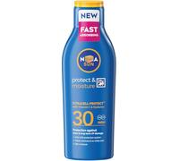 NIIVEA SUN Protect & Moisture Sun Lotion SPF 30 200ml, Fast-Absorbing No White Cast Formula
