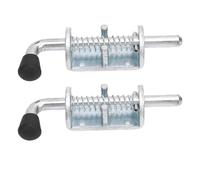 Niiyen 2PCS 6 Inch Spring Loaded Latch Pin Heavy Duty Latch Pin Door Lock, for Tailgate Trailer Carriage Garage