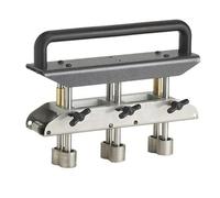 Niiyen 3 Station Roller Bender, Sheet Metal Bender, Roofing Sheet Metal Bending Tool, for 0-90 Degree Angle 13 130mm Bending