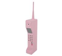 Niiyen Retro Mobile Phone, 80s 90s Retro Mobile Phone, Iron Old Fashioned Cell Phone Template Decoration, for Photography (Pink)