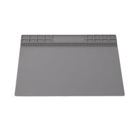 Niiyen Watch Repair Mat, Rubber Soft Watchmaker Screw Position Work Pad, Non Slip Watch Repair Mat, Anti Static Slip Proof for Watchmakers Organizing (Milk Tea Color)