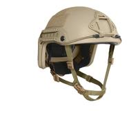 NIJ 3A Tactical Helmet Lightweight Adjustable (55-62cm) For Hunting, Outdoor - PE Material With Accessory Rails & Headphone Compatible(T,XL(58-62cm))