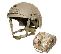 NIJ IIIA 3A Shield Ballistic ACH High Cut Tactical Helmet Bulletproof Body Armor Aramid Core Helmet Safety Helmet (Color : T, Size : M)