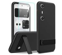 Nijiadi Xreal Beam Pro Phone Case with Glass Screen Protector and Kickstand, Black