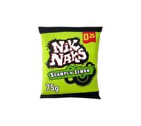 Nik Naks Scampi 'N' Lemon Flavour 75g (Case of 20, 20 x 75g)